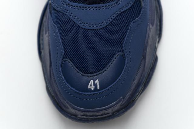 B Triple S Clear Sole Navy 541624 W09O1 4107