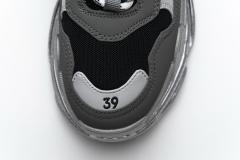 B Triple S Black Grey Silver 483546 W06F1 0841