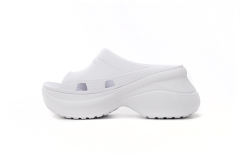 B x Crocs Pool Slide Sandals White 677389W1S8E9000