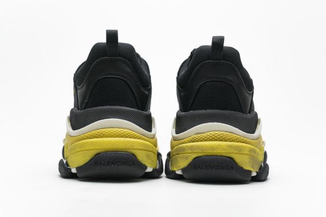B Triple S Black Yellow 483513 W06E1 1078