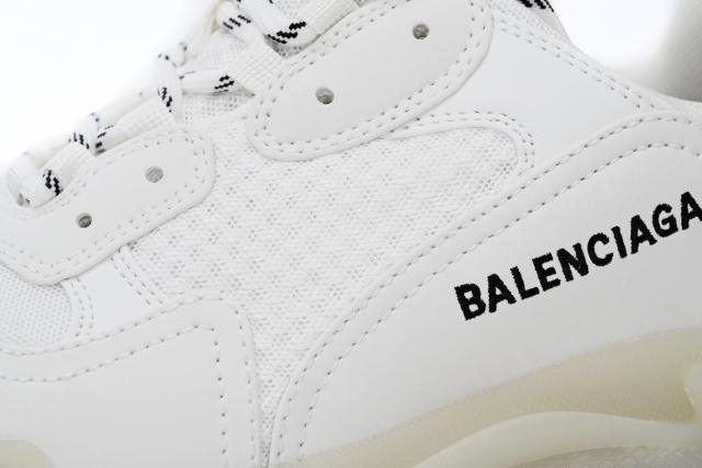 B Triple S Clear Sole White 541624 W09E1 9000