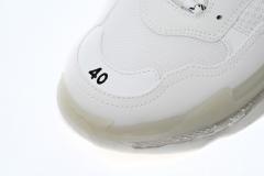 B Triple S Clear Sole White 541624 W09E1 9000