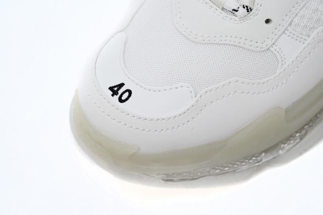 B Triple S Clear Sole White 541624 W09E1 9000