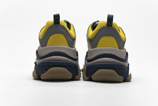 B Triple S Grey Yellow 490672 W09O5 1027