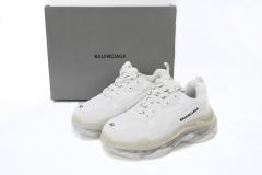 B Triple S Clear Sole White 541624 W09E1 9000