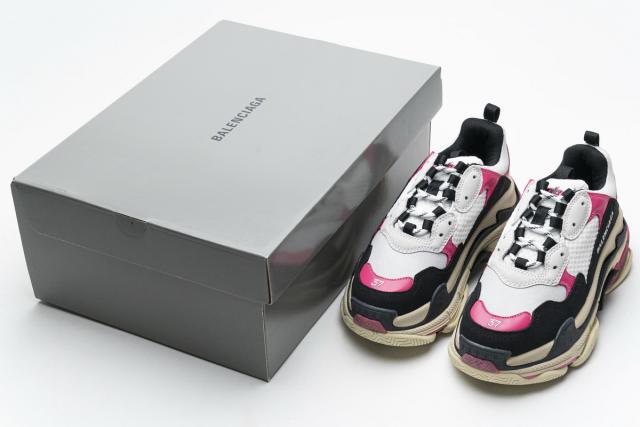 B Triple S Black Pink 483513 W06E8 8080