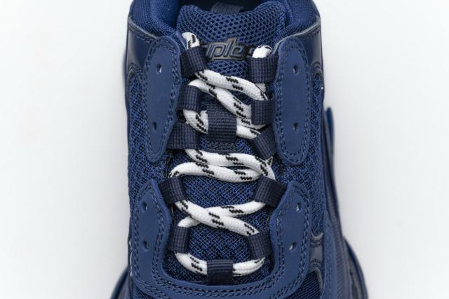 B Triple S Clear Sole Navy 541624 W09O1 4107