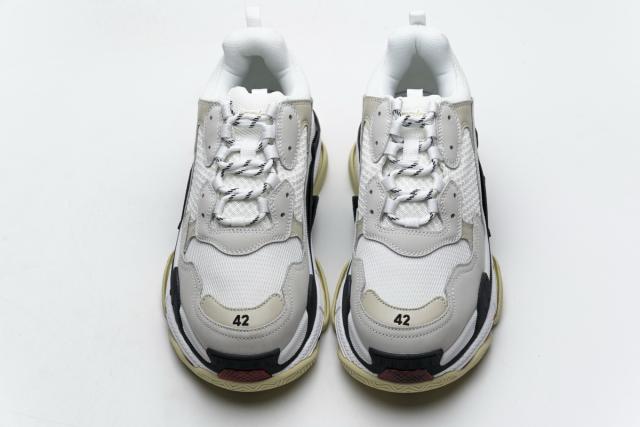 B Triple S White Dark Grey Red 541624 W06E2 1790