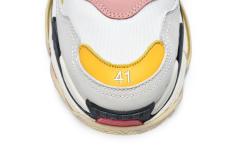 B Triple S Black Yellow Pink 490672 W09O5 9035