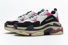 B Triple S Black Pink 483513 W06E8 8080