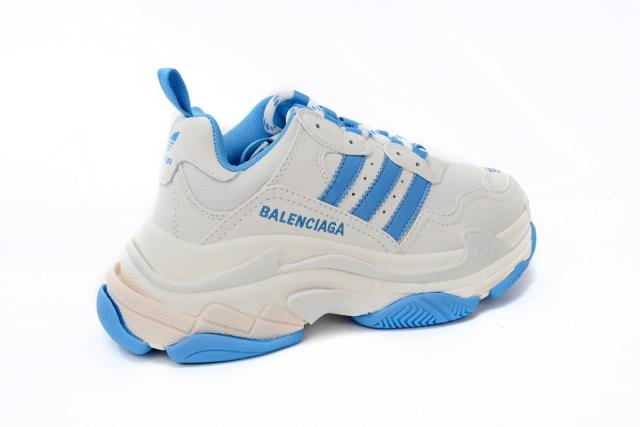 A  x B Triple S White And Blue 712764 W2ZB3 9040