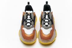 kicks B Triple S Black Orange 541624 W09E1 1766