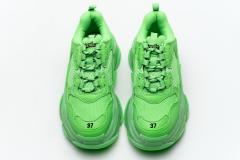 B Triple S Neon Green Clear Sole 544351 W09OL 3801