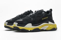 B Triple S Black Yellow 483513 W06E1 1078