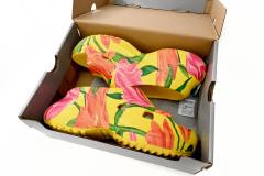 B x Crocs Pool Slide Sandals Tulip Print Multi 677389W1S8F7053