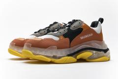 kicks B Triple S Black Orange 541624 W09E1 1766