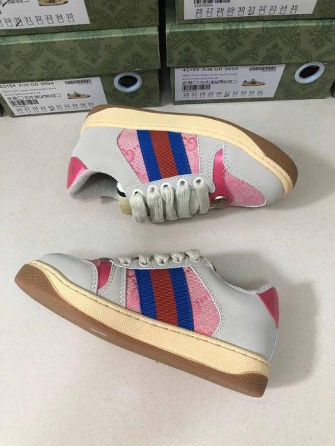 Canvas Leather Patchwork Colorblock Casual Shoes for Kids 9 colors