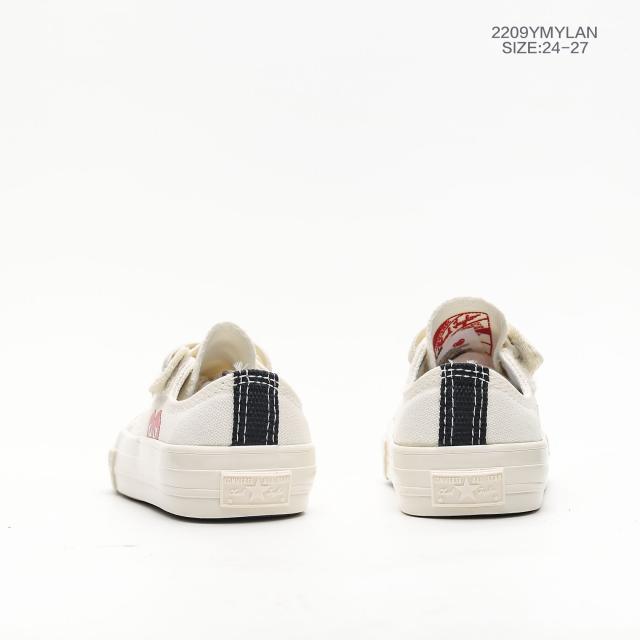 Co-branded love  velcro high/low Top board shoes for kids 4 colors