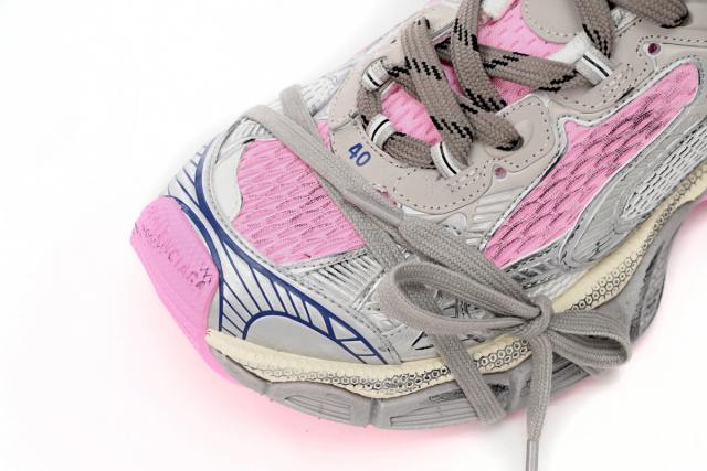 B 3XL Sneaker in White Pink 734734W3XL59050
