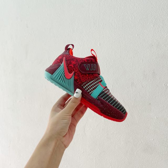 Breathable Velcro Sports Basketball Shoes for Kids 8 colors