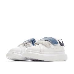 Velcro fashion low-top white shoes for Kids 8 colors