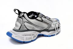 B 3XL Sneaker in Black And White Blue 734734W3RB70226