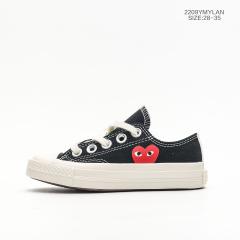 Lace-Up Love high/low Canvas Top board shoes for kids 4 colors
