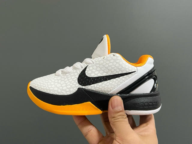 Kobe 6 Lace Up Basketball Shoes for kids 5 colors