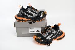 B 3XL Sneaker in All Black Orange 734731W3XL31178