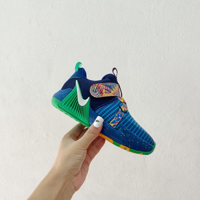 Breathable Velcro Sports Basketball Shoes for Kids 8 colors