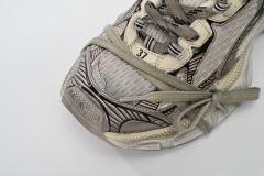 B 3XL Sneaker in Black Gray White Gold 734734W3XL60185