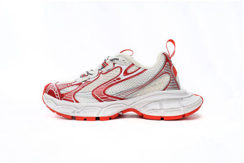 B 3XL Sneaker in White Red 734734W3XL29060