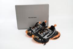 B 3XL Sneaker in All Black Orange 734731W3XL31178