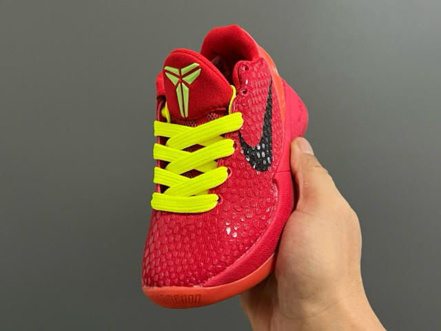 Kobe 6 Lace Up Basketball Shoes for kids 5 colors