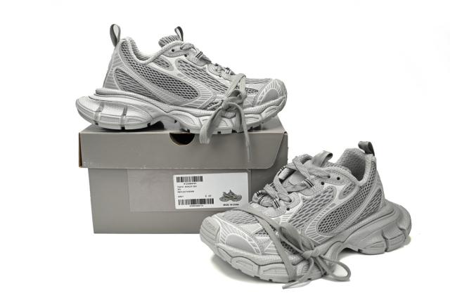 B 3XL Sneaker in Silver Light Gray 734731W3XLR1281