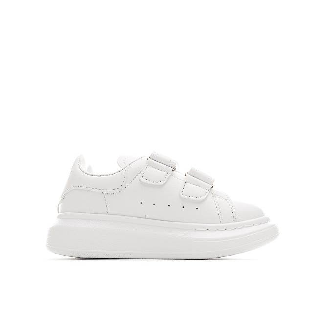 Velcro fashion low-top white shoes for Kids 8 colors