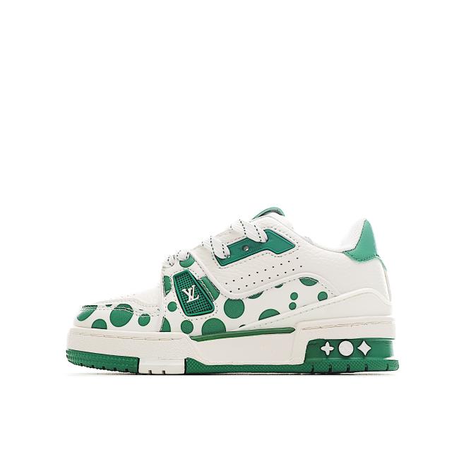 Polka Dot/Rhinestone Colorblocking board shoes for kids 6 colors