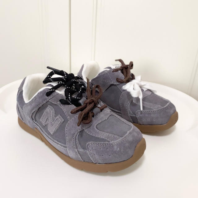 Anti-fur lace-up co-branded Sneakers for Kids 6 colors