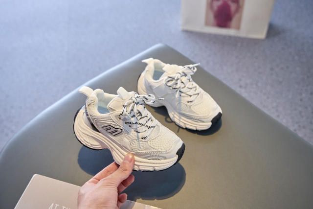 Retro Thick Sole Non-slip Tire Shoes sneakers for Kids 6 colors