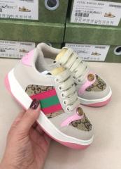 Canvas Leather Patchwork Colorblock Casual Shoes for Kids 9 colors