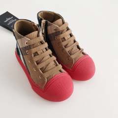 High-top side zipper Board Shoes for kids 5 colors
