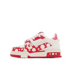 Polka Dot/Rhinestone Colorblocking board shoes for kids 6 colors