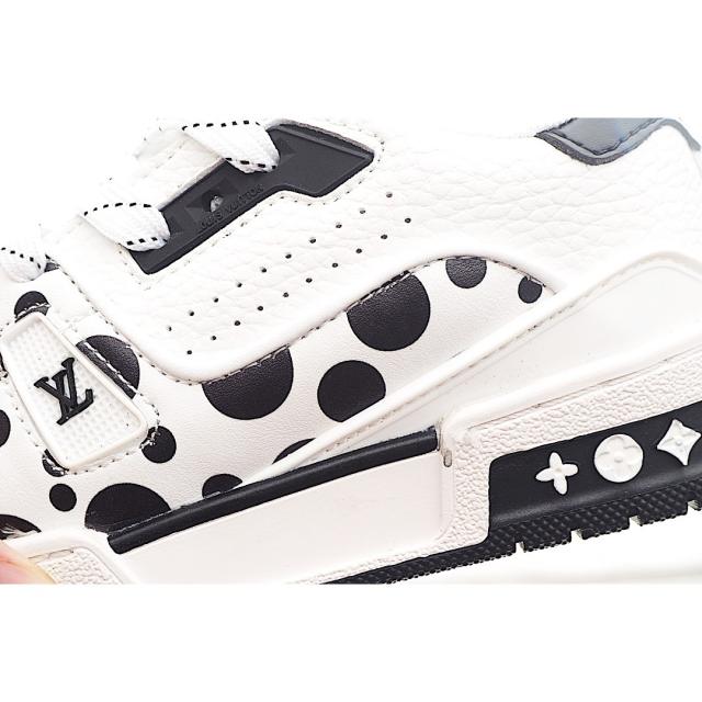 Polka Dot/Rhinestone Colorblocking board shoes for kids 6 colors