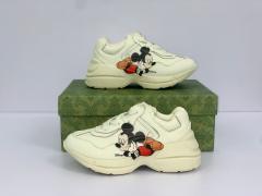 Mickey Mouse Love Letter Printed Thick Bottom Low Top Sneakers for Kids 5 colors