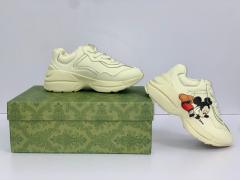 Mickey Mouse Love Letter Printed Thick Bottom Low Top Sneakers for Kids 5 colors