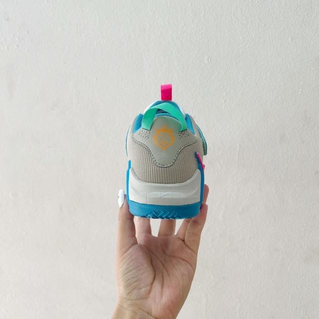 Breathable Velcro Sports Basketball Shoes for Kids 8 colors