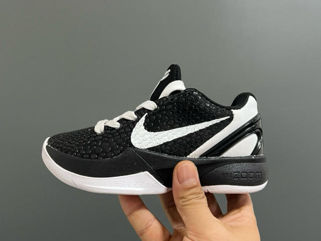Kobe 6 Lace Up Basketball Shoes for kids 5 colors