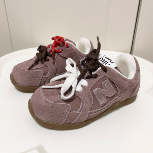 Anti-fur lace-up co-branded Sneakers for Kids 6 colors
