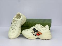Mickey Mouse Love Letter Printed Thick Bottom Low Top Sneakers for Kids 5 colors