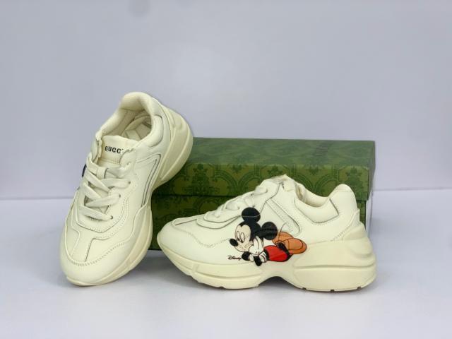 Mickey Mouse Love Letter Printed Thick Bottom Low Top Sneakers for Kids 5 colors